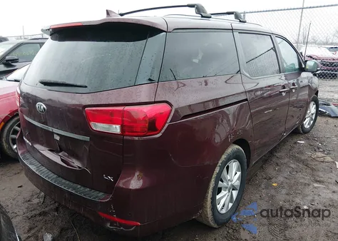 2016 Kia Sedona Lx from USA, damaged, VIN KNDMB5C17G6199097